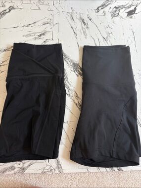 High-Waist Black Athletic Shorts 2/15$